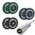 70kg Fleck Bumper Plate Set With 7ft Olympic Barbell