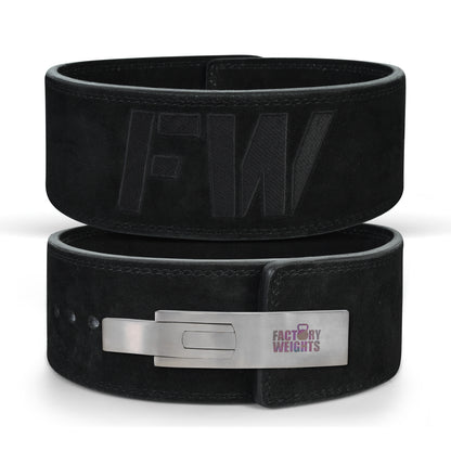 FW Lever Power-Lifting Belt - Black Small Steel (additional £10) 