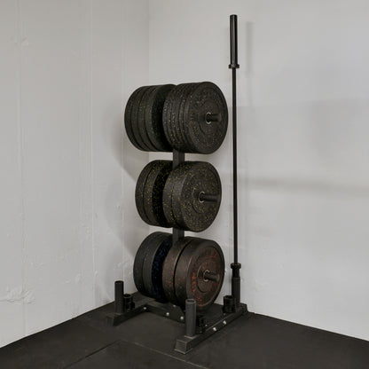 Olympic Weight Storage Tree with Barbell Storage