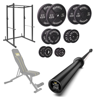 FW1 Power Rack Cast Iron Bundle