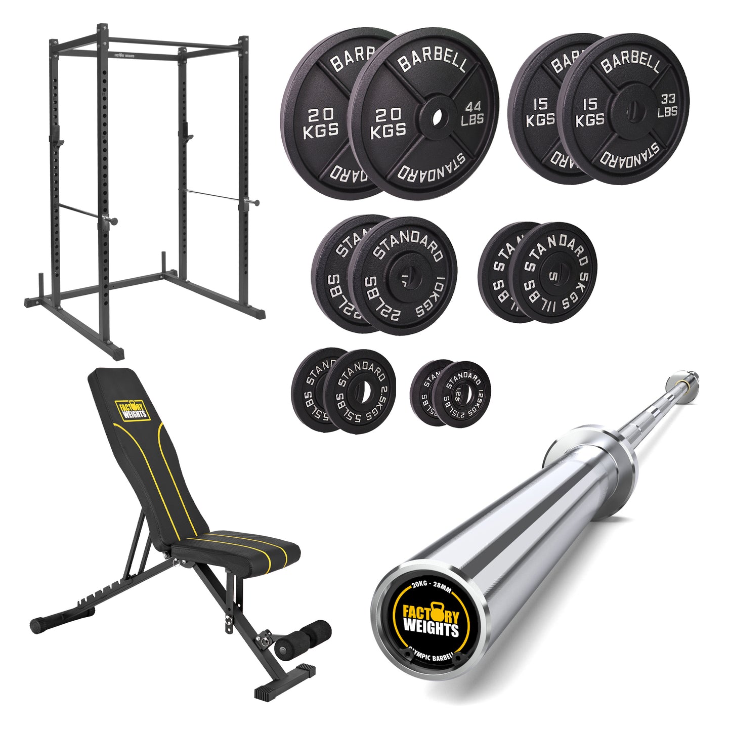 FW1 Power Rack Cast Iron Bundle