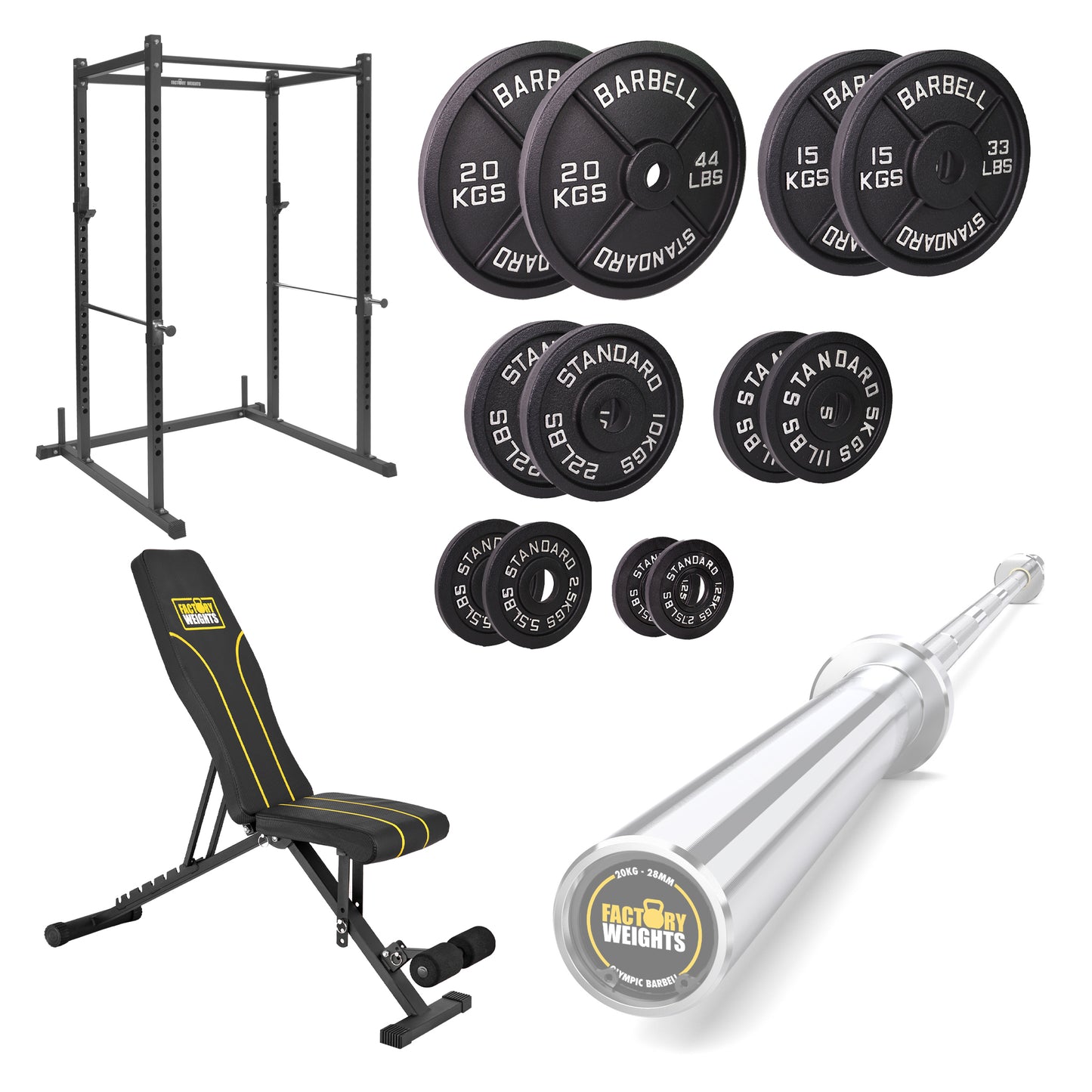 FW1 Power Rack Cast Iron Bundle