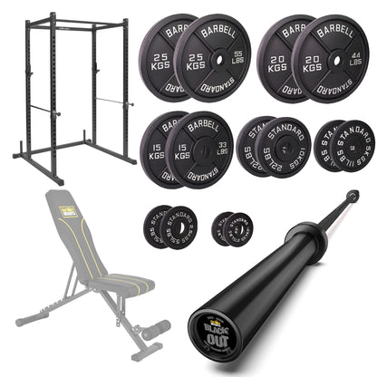 FW1 Power Rack Cast Iron Bundle
