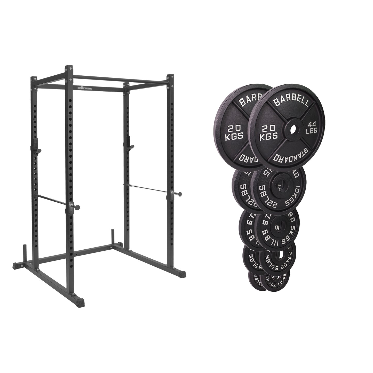 FW1 Power Rack Cast Iron Bundle 77.5kg No No