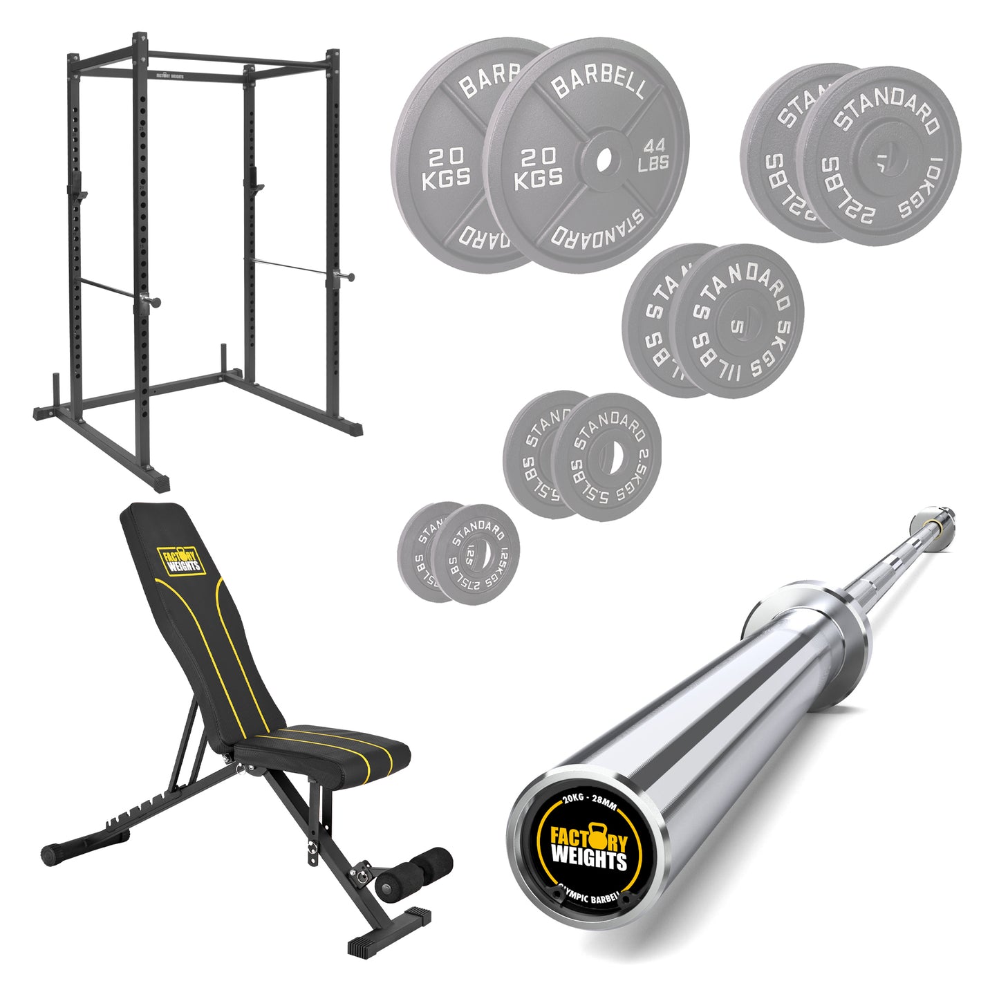 FW1 Power Rack Cast Iron Bundle