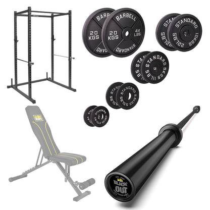FW1 Power Rack Cast Iron Bundle