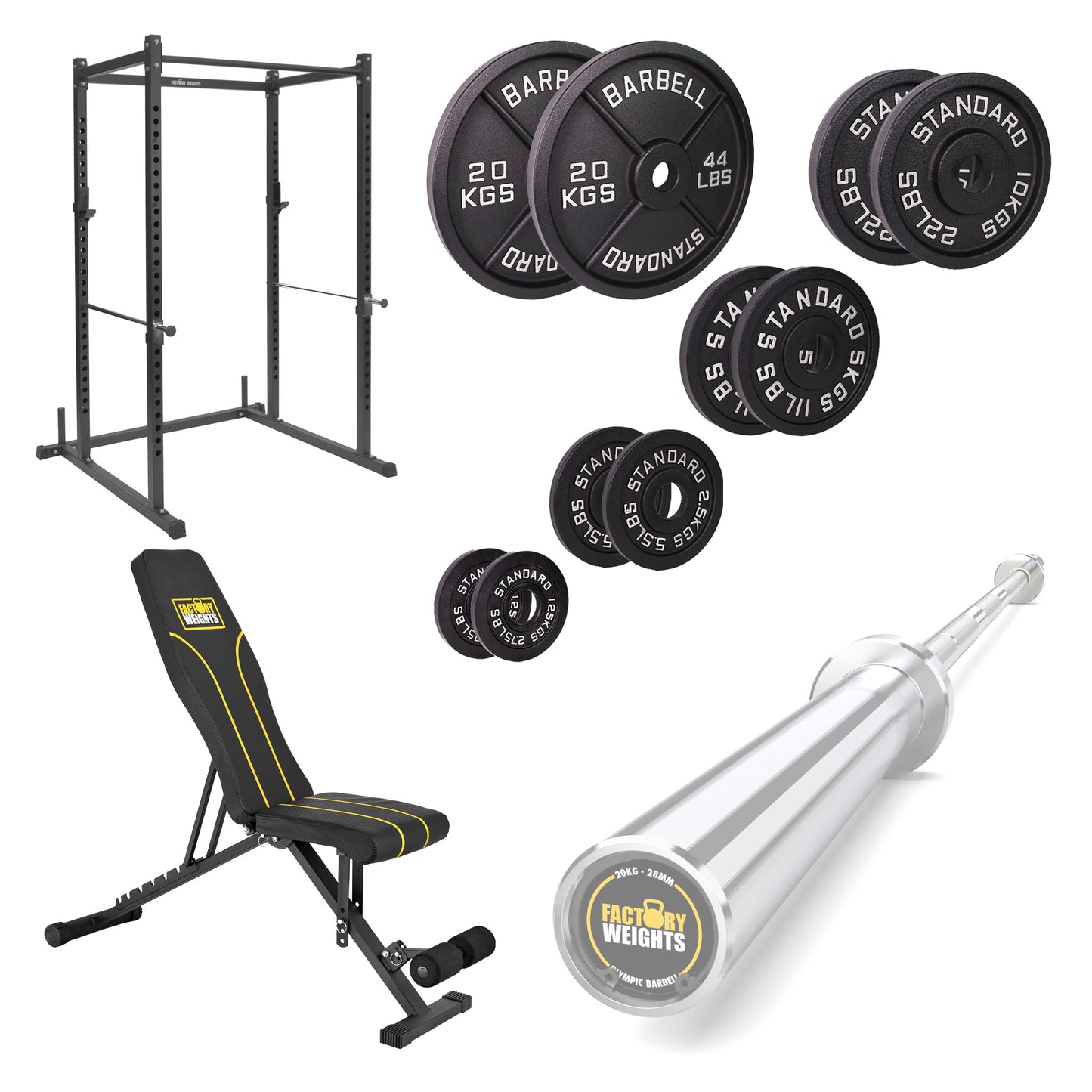 FW1 Power Rack Cast Iron Bundle