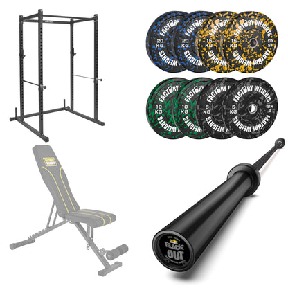 FW1 Power Rack Fleck Bumper Bundle