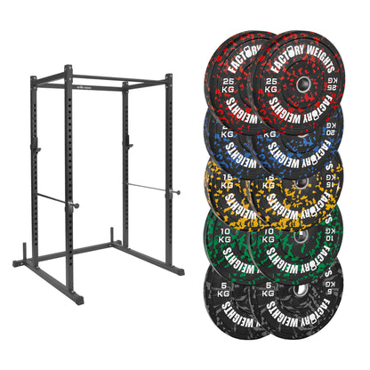 FW1 Power Rack Fleck Bumper Bundle