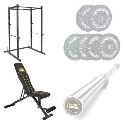 FW1 Power Rack Fleck Bumper Bundle