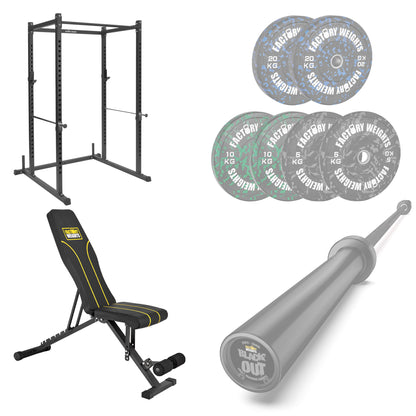 FW1 Power Rack Fleck Bumper Bundle
