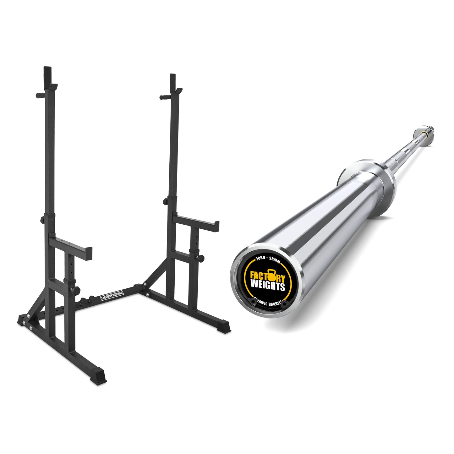 FW1 Squat Rack Rubber Plates Bundle
