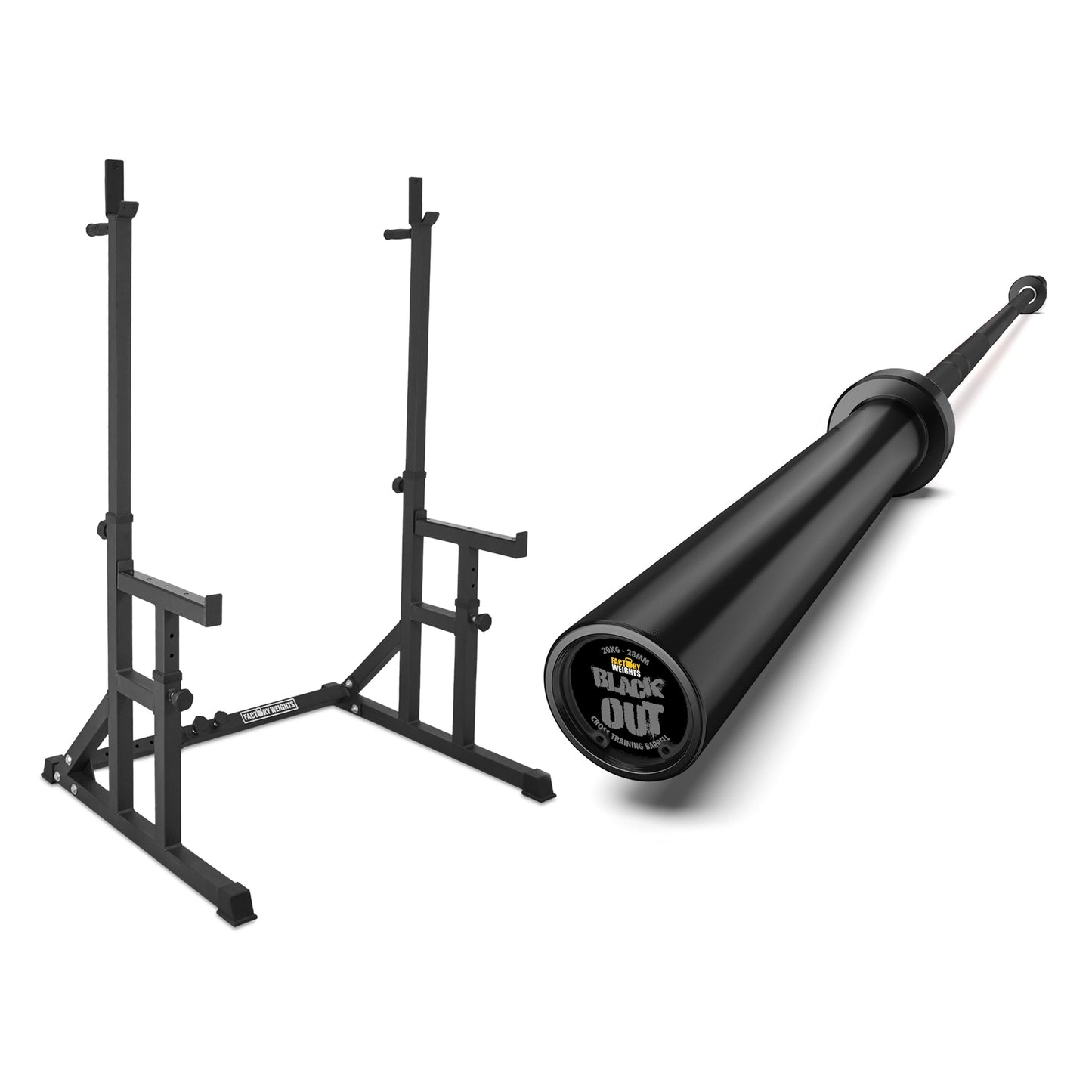 FW1 Squat Rack Fleck Bumper Bundle