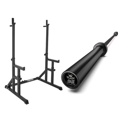 FW1 Squat Rack Rubber Plates Bundle