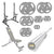 FW1 Squat Rack Rubber Plates Bundle