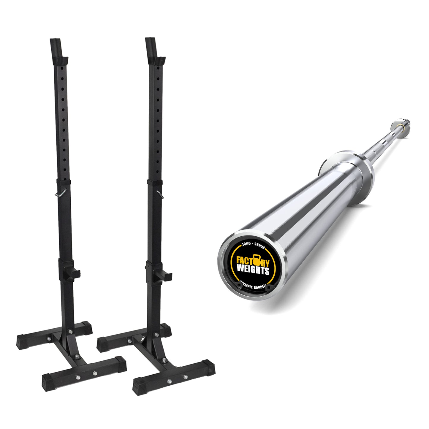 FW1 Squat Stands Fleck Bumper Bundle