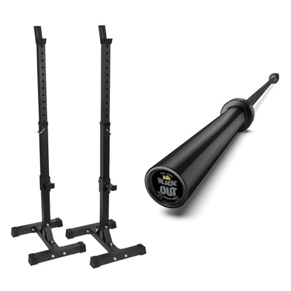 FW1 Squat Stands Fleck Bumper Bundle