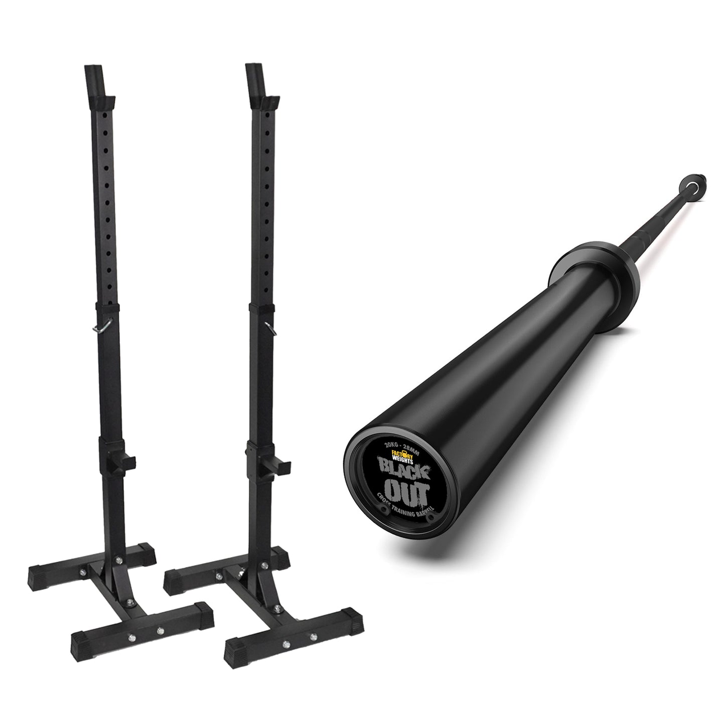 FW1 Squat Stands Cast Iron Bundle