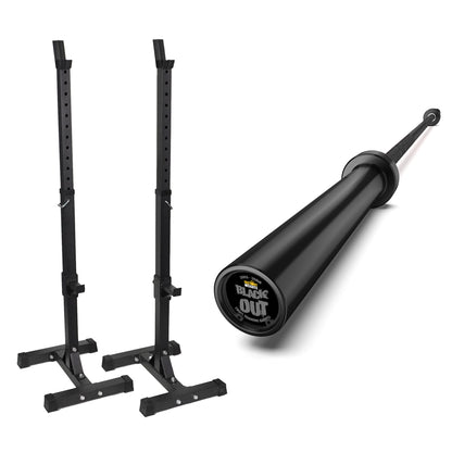 FW1 Squat Stands Cast Iron Bundle