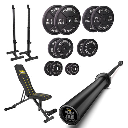 FW1 Squat Stands Cast Iron Bundle