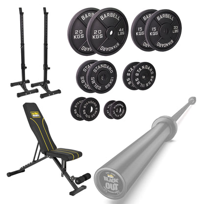 FW1 Squat Stands Cast Iron Bundle