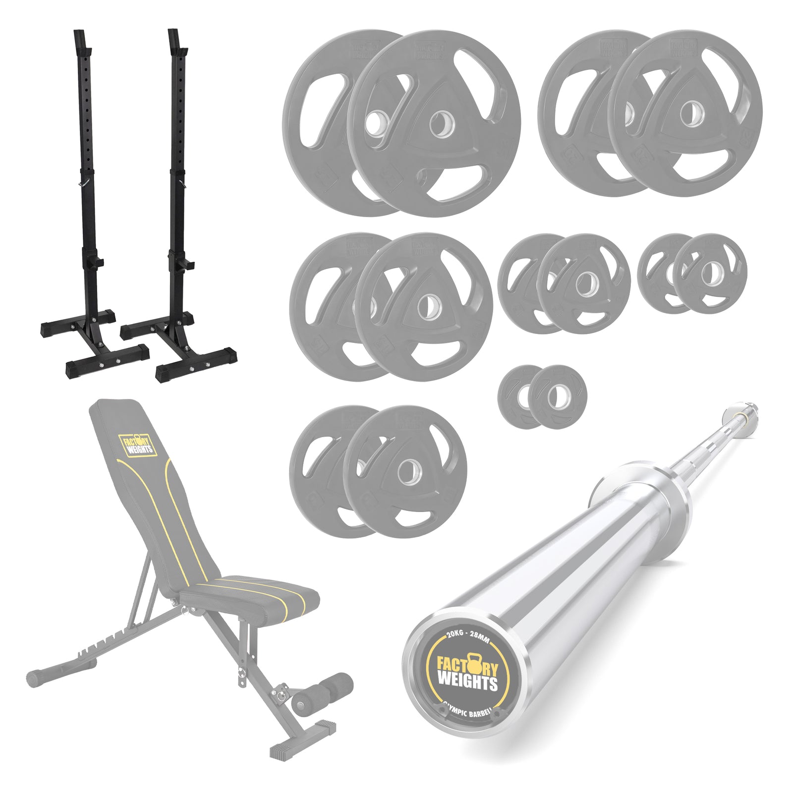 Gold gym olympic weight set deals
