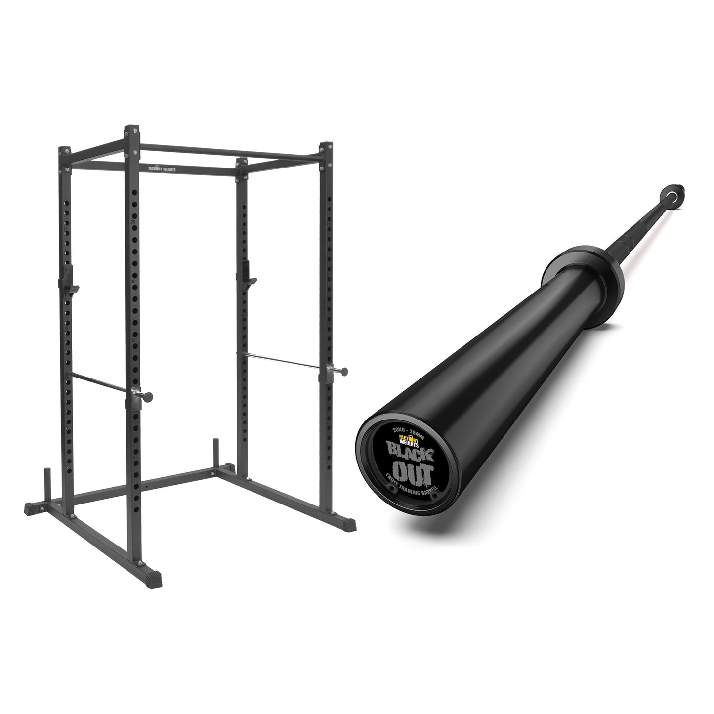 FW1 Power Rack Bundle Rubber Coated Plates
