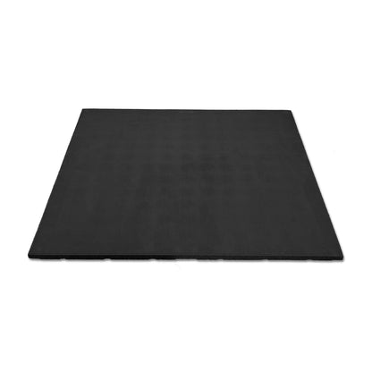 1m x 1m 40mm Black Immortal Gym Flooring Tiles 