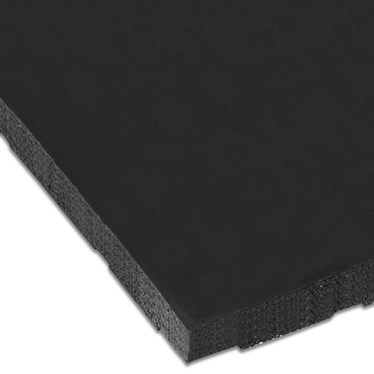 1m x 1m 40mm Black Immortal Gym Flooring Tiles 