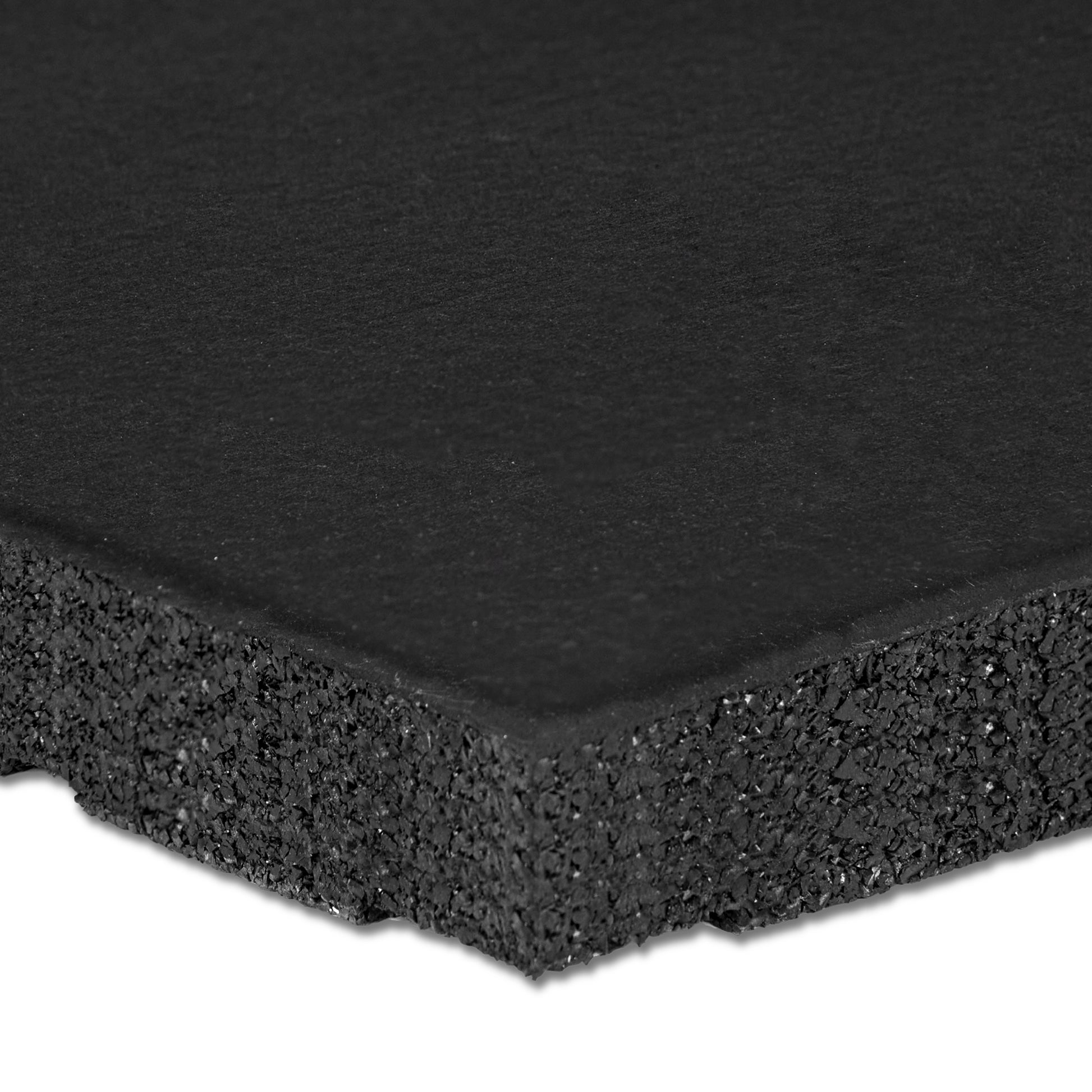 1m x 1m 40mm Black Immortal Gym Flooring Tiles 