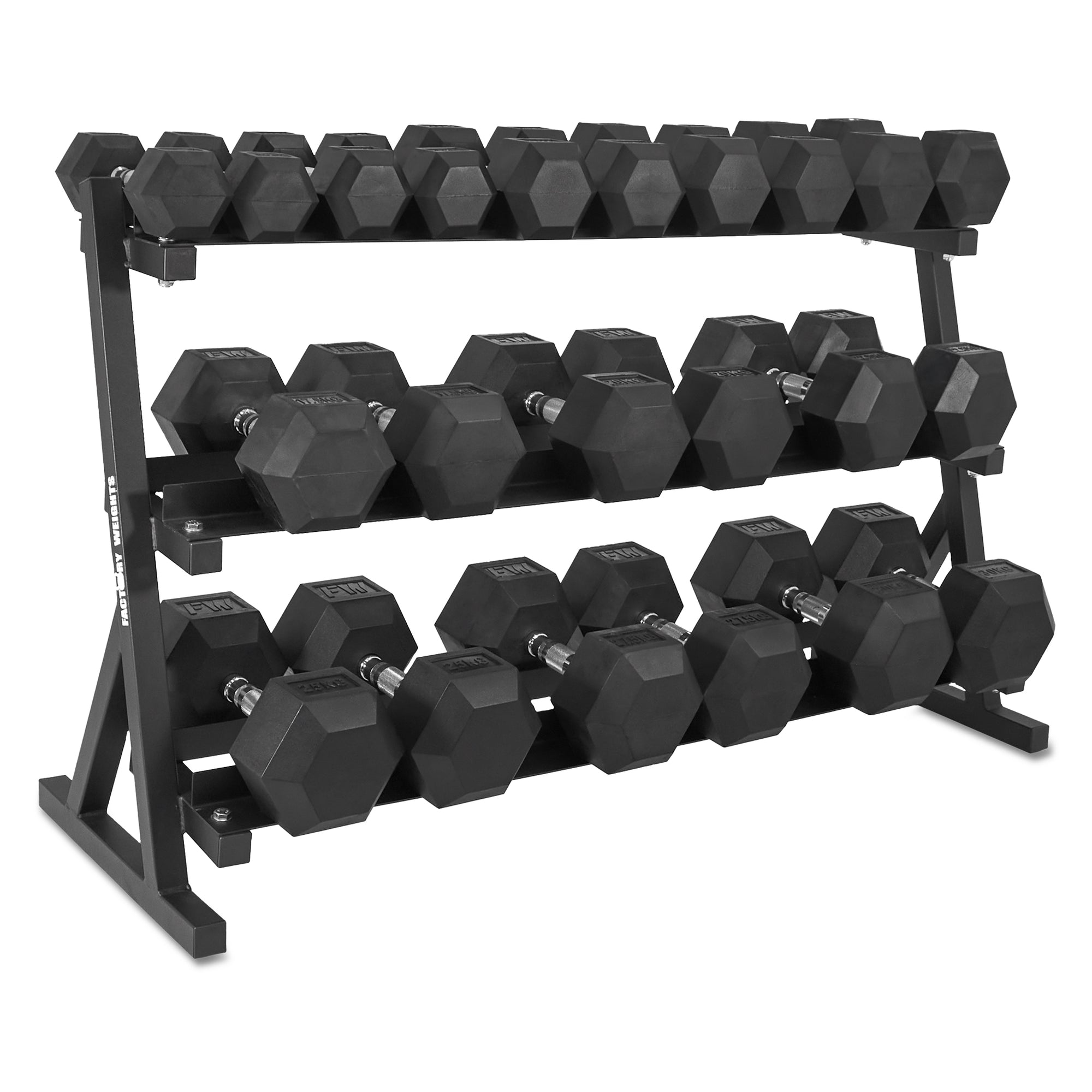3 Tier Dumbbell Rack - Organise Fitness | Factory Weights