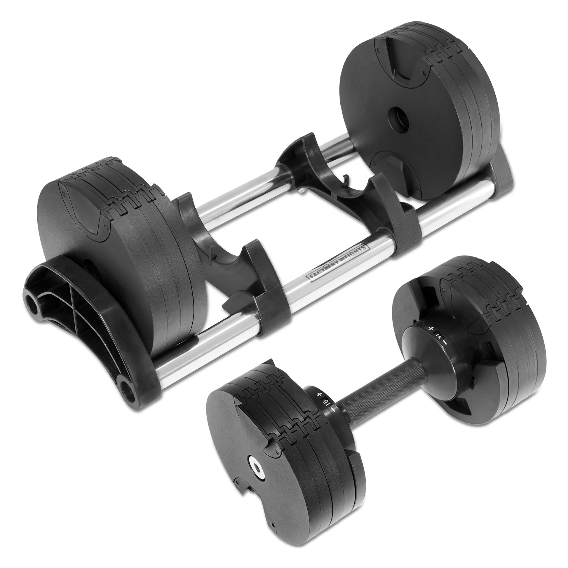 32kg Adjustable Loadable Dumbbells 