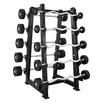 Apex Series 10 Bar Fixed Barbell Rack
