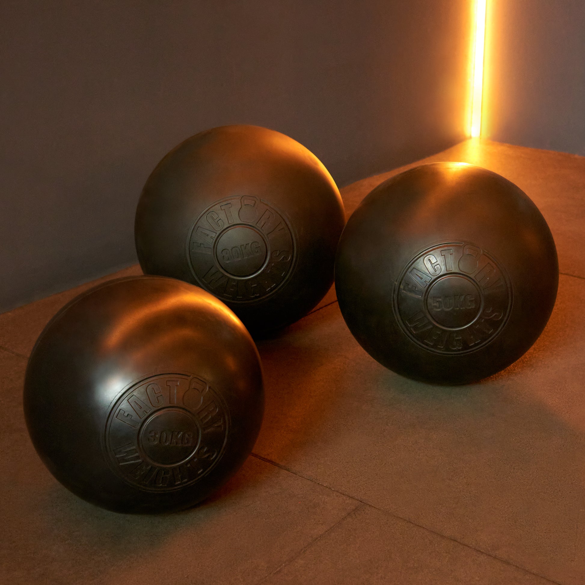 Factory Weights Rubber Atlas Stones 