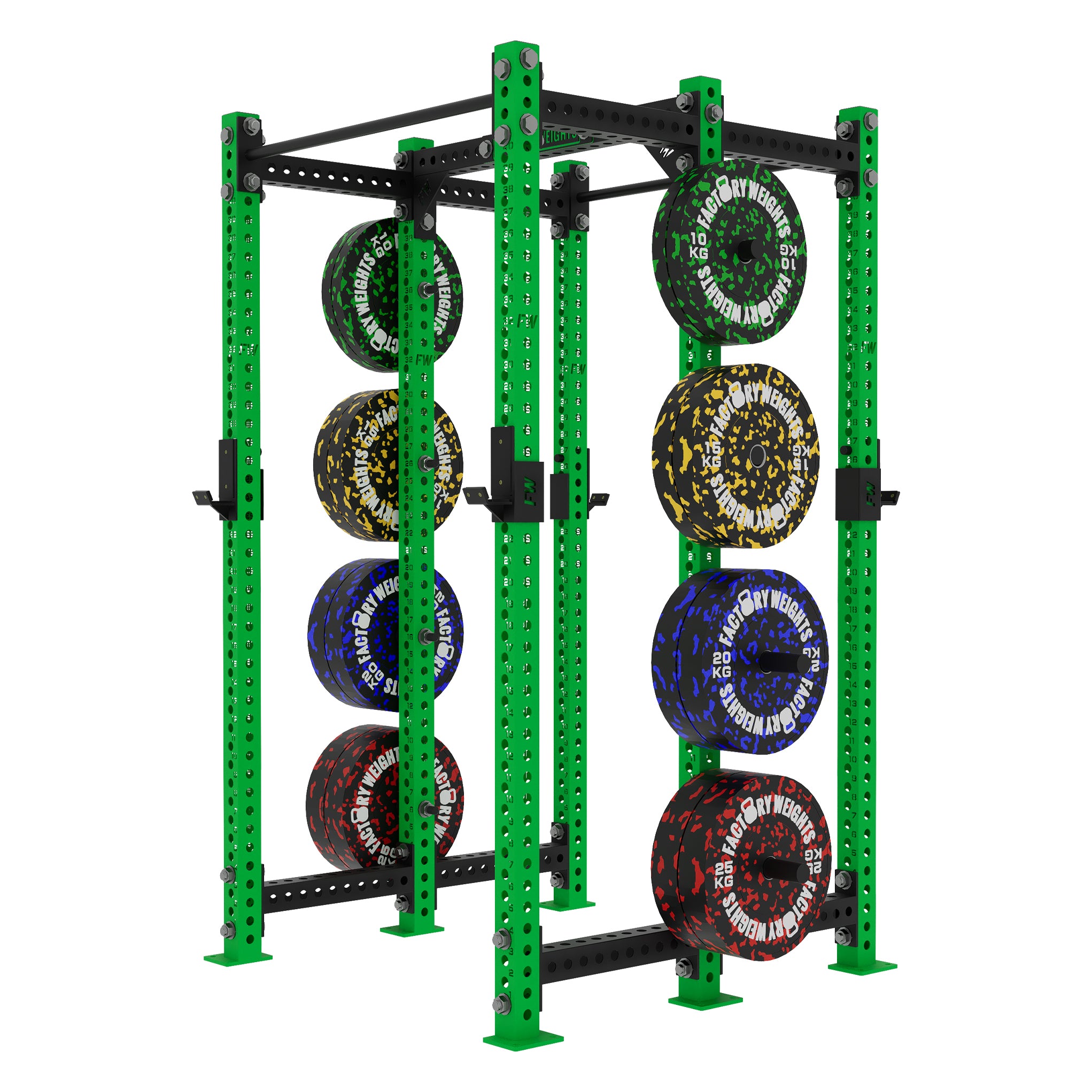 Pro Back-to-Back Rack: Durable & Versatile | Factory Weights