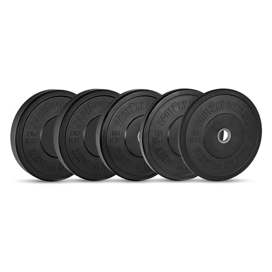 Black Bumper Plates (Pair) 