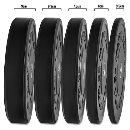 Black Bumper Plates (Pair) 