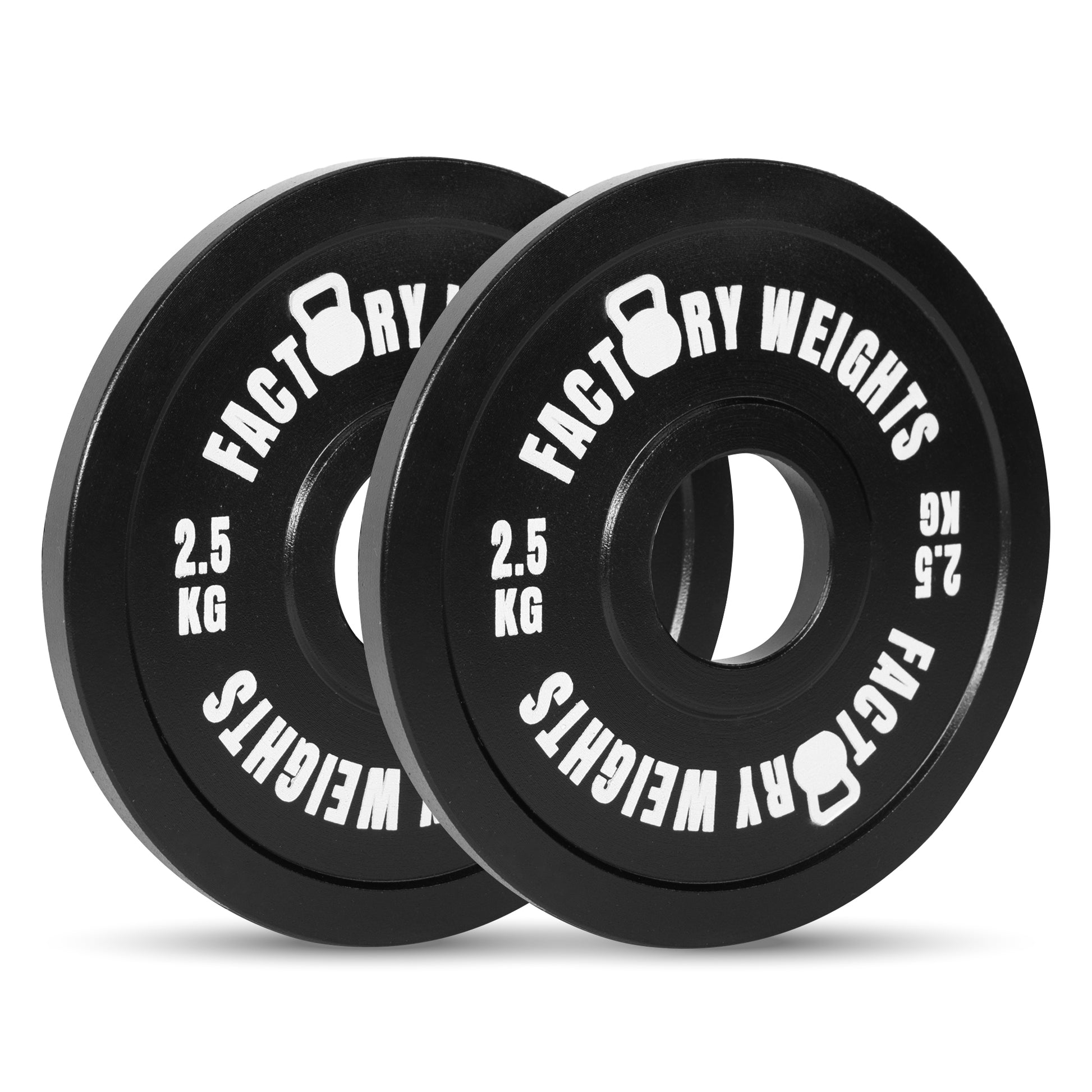 Factory Weights Calibrated Plates (Pair) 2 X 2.5kg 