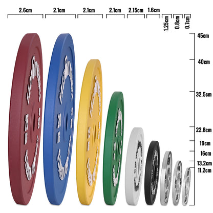 Factory Weights Calibrated Plates V2 (Pair)