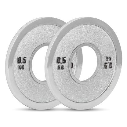 Factory Weights Calibrated Plates (Pair) 2 X 0.5kg 