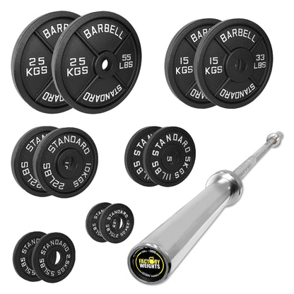 117.5kg Cast Iron Plate Set