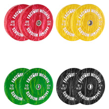 110kg Tiger Style Bumper Plate Set