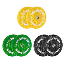 60kg Tiger Style Bumper Plate Set