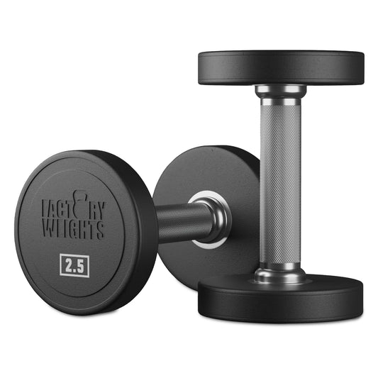 Commercial Urethane Dumbbells (Pair) 2.5kg 