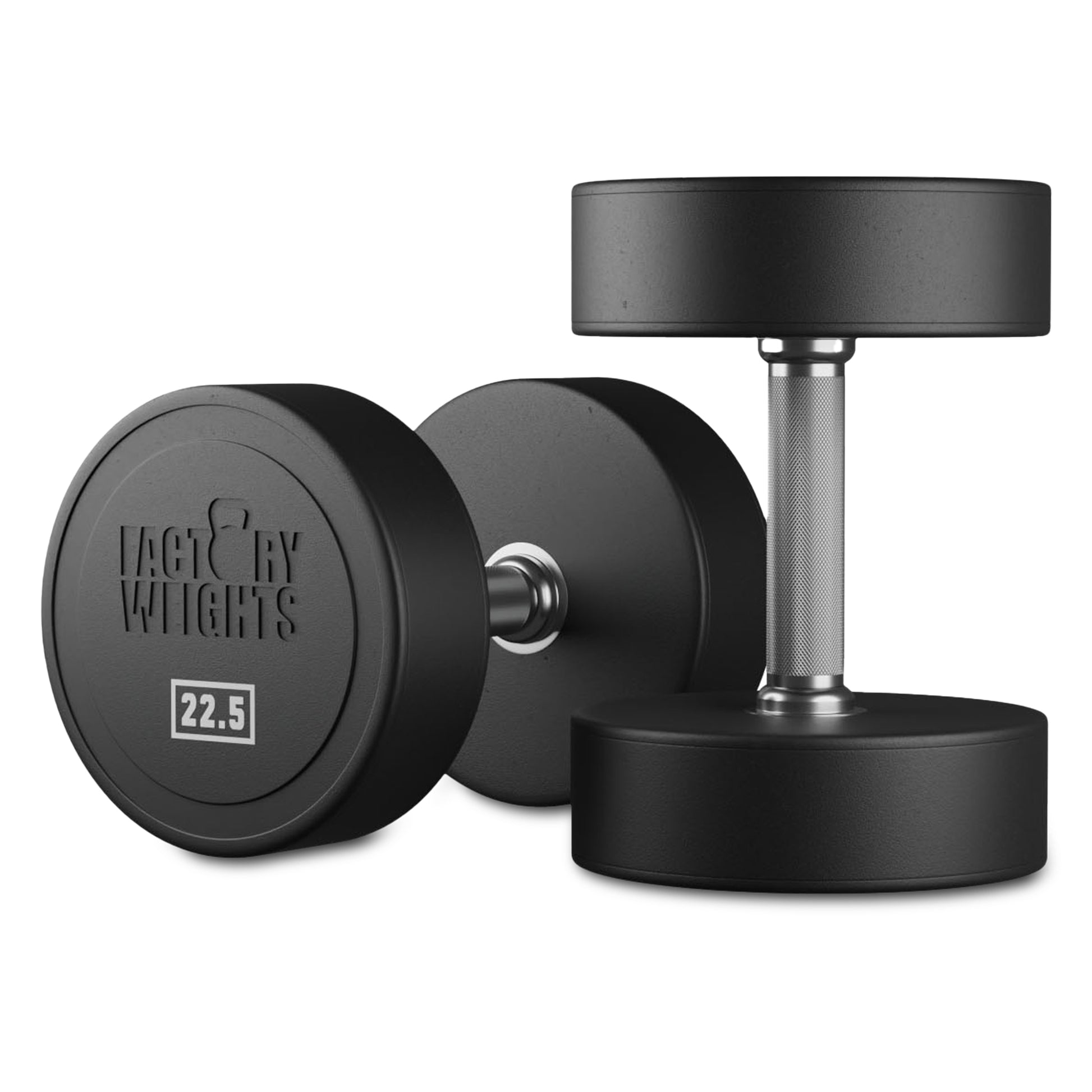 Commercial Urethane Dumbbells (Pair) 22.5kg 