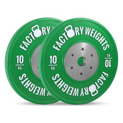 Competition Olympic Bumper Plates (Pair)