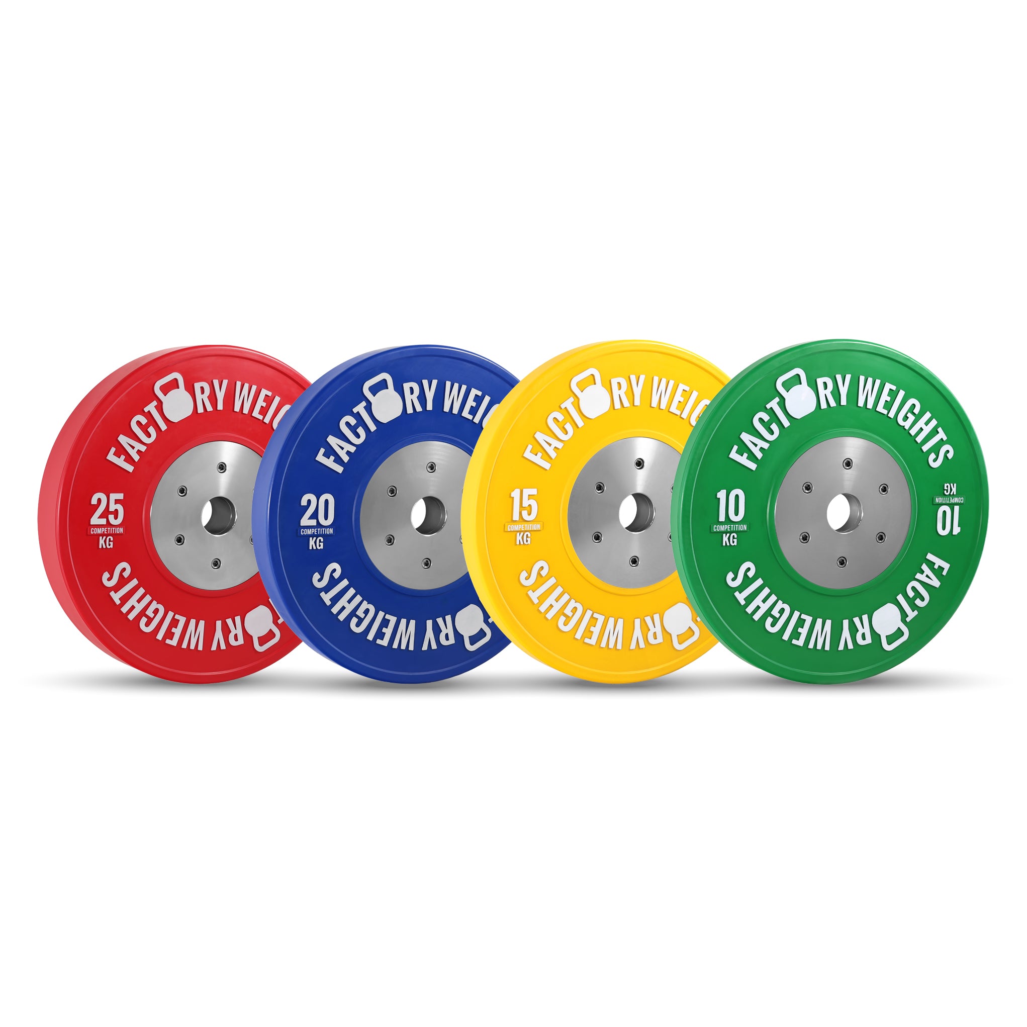 Competition Olympic Bumper Plates (Pair) | Factory Weights