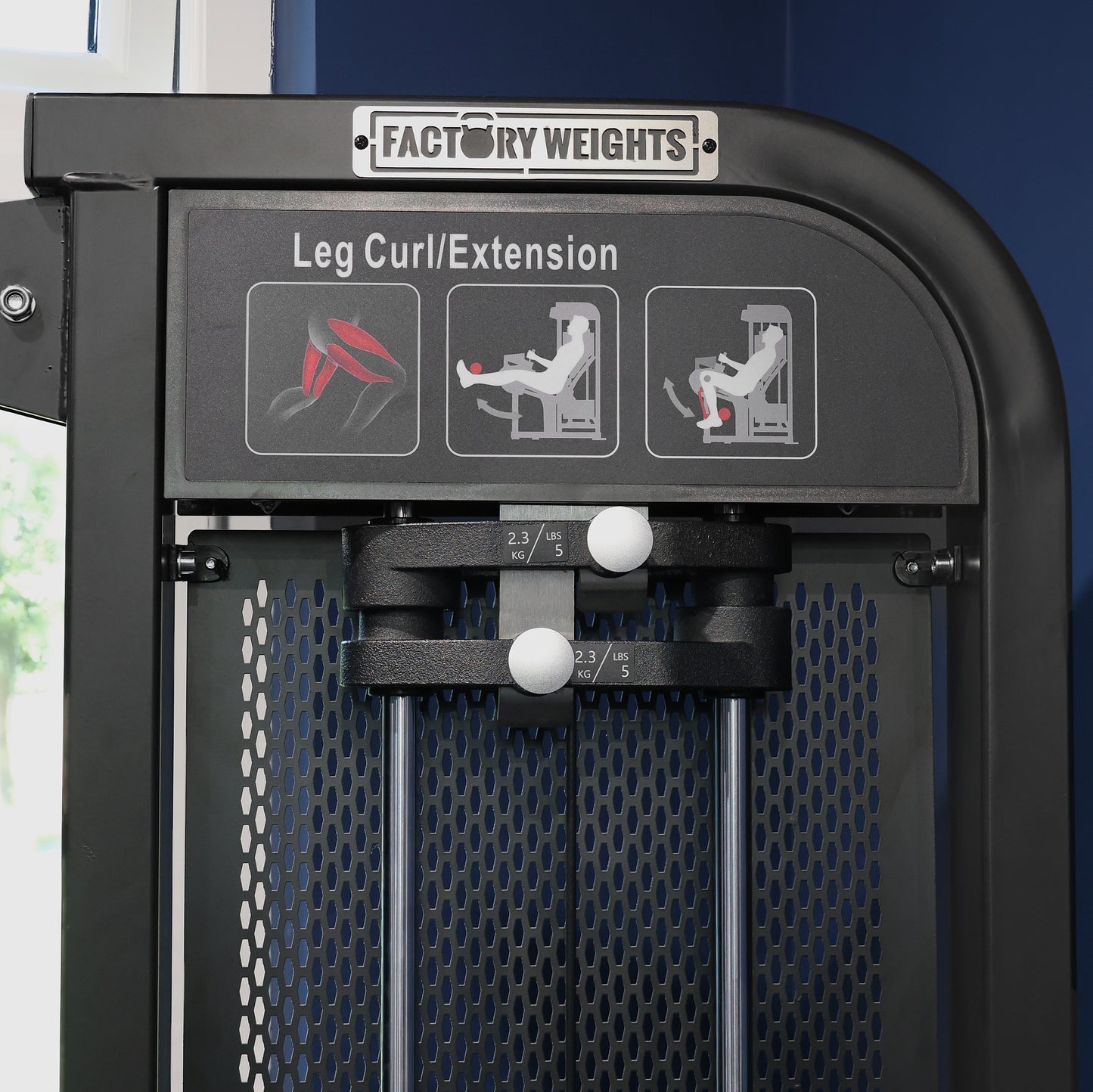 Core Series 120kg Pin-Selected Leg Curl/Leg Extension