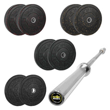110kg Crumb Bumper Plate Set