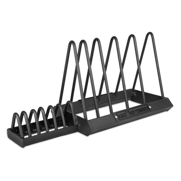 Dual Toaster Rack - Bumper Plate Storage | Factory Weights